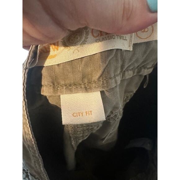 J. Crew Beige City Fit Broken-In Chino Capri Cropped Cotton Pants Women Sz 8 - Picture 10 of 11